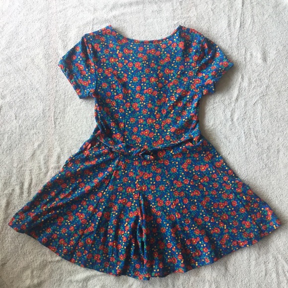 Esprit Petite Poppy Rose Floral Romper 90s - Picture 8 of 8